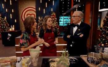 CELEBRITY MASTERCHEF KERST Christa en Stephanie Planckaert