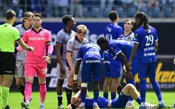 Rode kaart Cvetkovic in KAA Gent-RSC Anderlecht