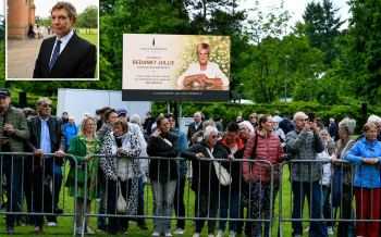 begrafenis Margriet Hermans - Luc Appermont