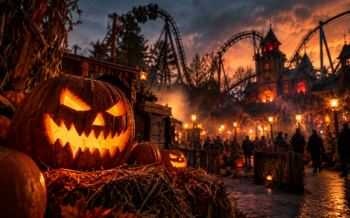 Halloween pretpark