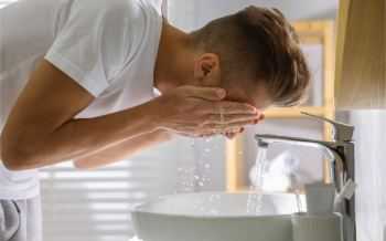 gezicht wassen