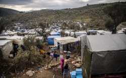 vluchtelingenkamp in Lesbos