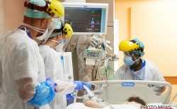 patiënt met covid in ziekenhuis in Brussel