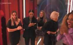 Nouchine, Nawel, Hanne, Amy en Grace in 'Big Brother'