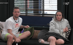 Kristof en Nouchine in 'Big Brother'