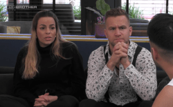 Nouchine, Kristof en Salar in 'Big Brother'