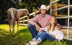 Amber en William in 'Boer Zkt. Vrouw'