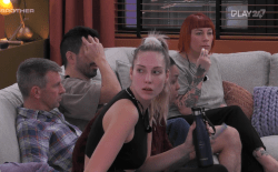 Charlotte, Rob, Ali, Lindsey en Judy in 'Big Brother'