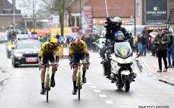 Wout van Aert en Christophe Laporte