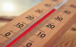 zomer zon warm hitte