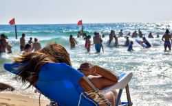 zomer zee strand