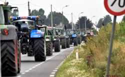 Boerenprotest - tractors
