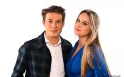 Jasper Philipsen en Melanie Peetermans