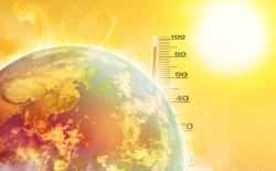 zomer hitte hittegolf zon