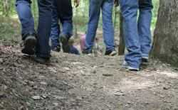 wandelen in groep