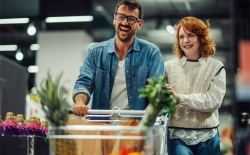 supermarkt winkelen shoppen 