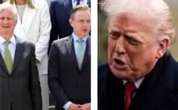 Koning Filip - Bart De Wever - Donald Trump