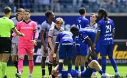 Rode kaart Cvetkovic in KAA Gent-RSC Anderlecht