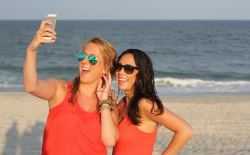 smartphone, zomer, strand