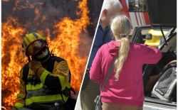 Bosbrand - toeristen
