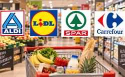 Promoties Aldi Spar Lidl Carrefour