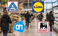 aldi lidl delhaize albert heijn