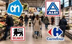 delhaize aldi albert heijn carrefour