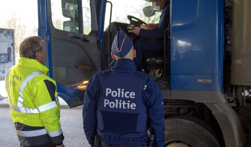 Politiecontrole - vrachtwagen