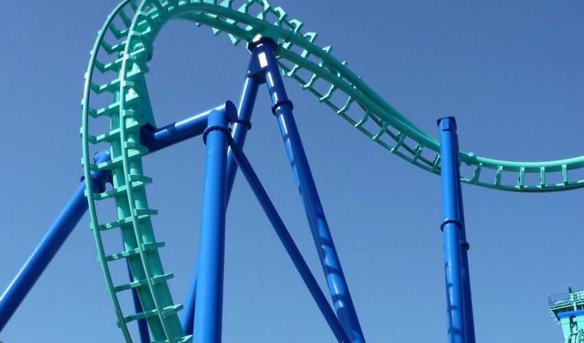 Pretpark - achtbaan