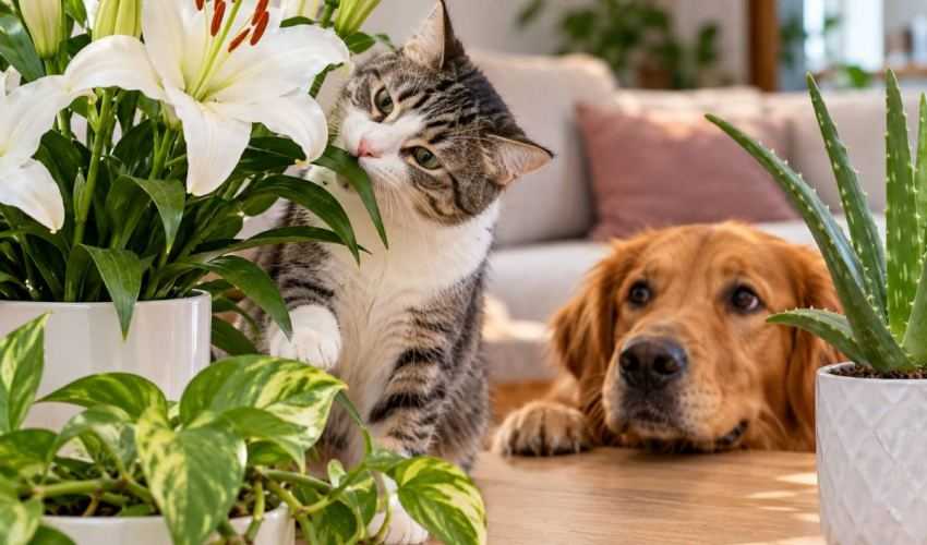 giftige planten en huisdieren