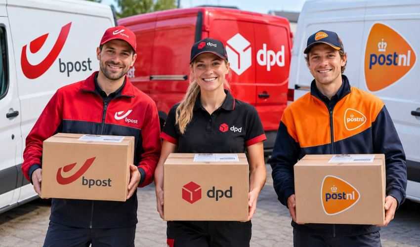 pakjes bpost dpd postnl